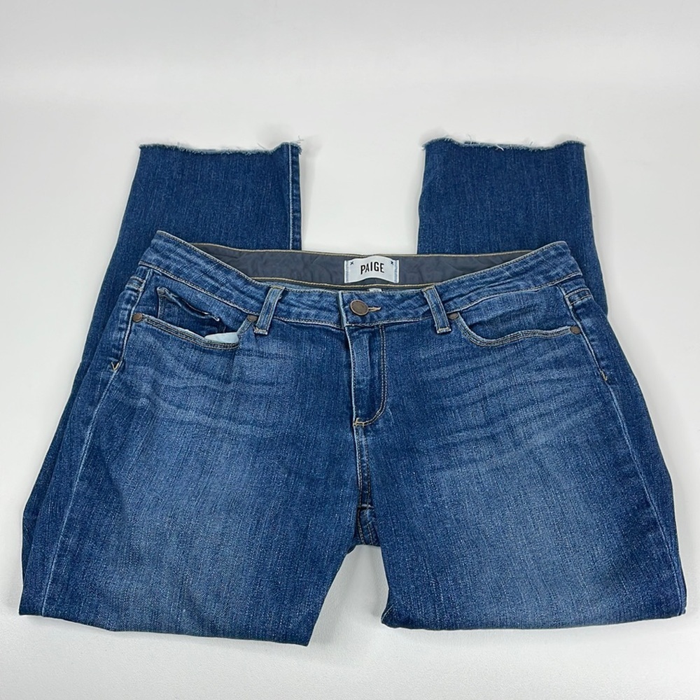 Paige Jimmy Jimmy skinny Boyfriend Cropped Jeans 28